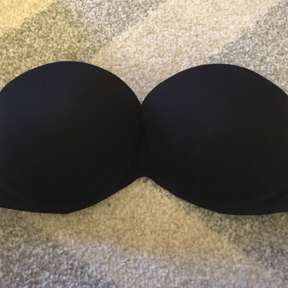 Calvin Klein Black Strapless Bra